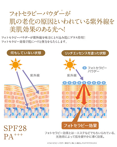 リキッドファンデーション パナフィ リッチエッセンス ファンデーション特徴